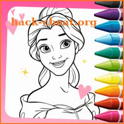 Princess Coloring Wonderland icon