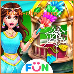 Princess House Clean Up 2– Girls Cleaning Home icon