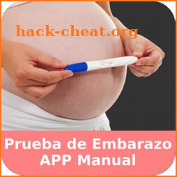 Prueba de embarazo app manual icon