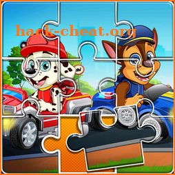 Puppy Puzzle Car icon