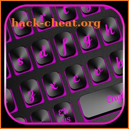 Purple Black Keyboard icon