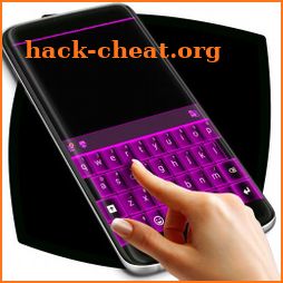 Purple Neon Keyboard Theme icon