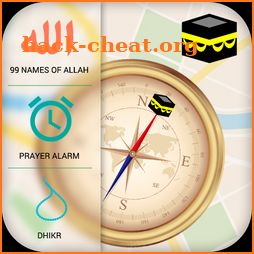 Qibla Compass & Prayer Times icon