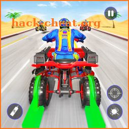 Quad Bike Traffic Shooting Games 2020: Bike Games icon