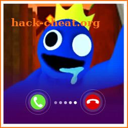 Rainbow friends fake call icon