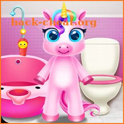 Rainbow Little Unicorn Daily Caring icon