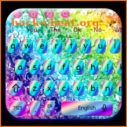 Rainbow Sequins Keyboard icon