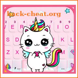 Rainbow Unicorn Cat Keyboard Theme icon