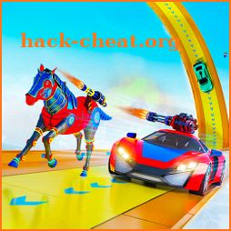 Ramp Car Robot Transform Horse Robot Games 2021 icon