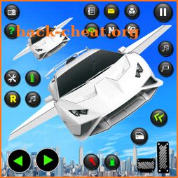 Real Flying Car Robot Shooting icon