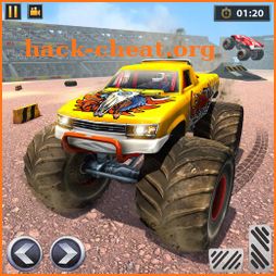 Real Monster Truck Demolition Derby Crash Stunts icon