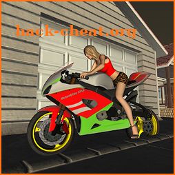 Real Moto Bike :Cop Car Chase Simulator 2018 icon