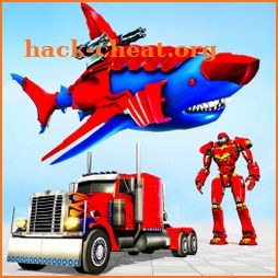 Real Shark Robot Car Game icon