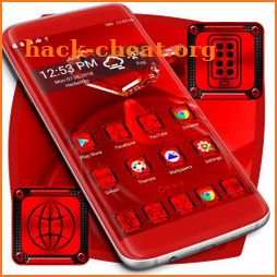 Red Crystal Heart Launcher icon