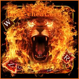 Red Fire Lion Roar Keyboard Theme icon