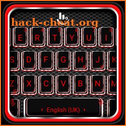 Red Metal Cool Gun Keyboard Theme icon