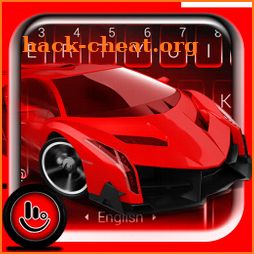 Red Racing Car Keyboard Theme icon