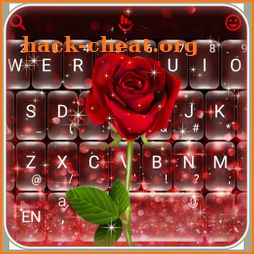 Red Rose Flower Keyboard Theme icon