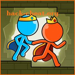 Red vs Blue Stickman: Ruins Escape icon