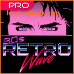 Retrowave Wallpapers PRO (Live Walls,GIFs & Radio) icon