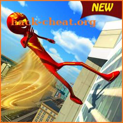 Rope Hero Crime City - Flash Stickman Speed Hero icon