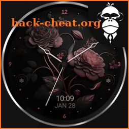 Rose Gold Flowers watch face icon