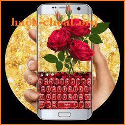 Rose petal love keyboard icon