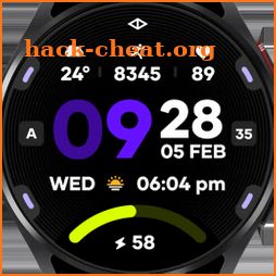 Rush 3: Digital Watch Face icon