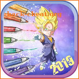 Saiyan Super Coloring Book icon