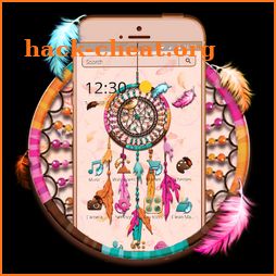 Salmon Pastel Dreamcatcher Theme icon