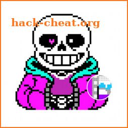 Sans Pixel Art - Paint By Number icon