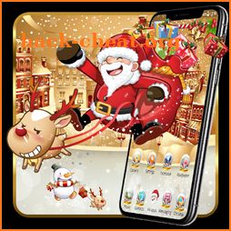 Santa Claus Launcher Theme Live HD Wallpapers icon