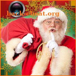 Santa In Photo – Santa Photo Stickers icon