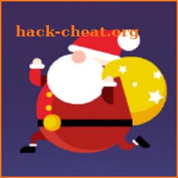 Santa jump icon