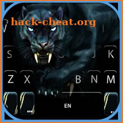 Scary Black Panther Keyboard Theme icon