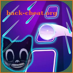 Scary Cartoon Cat Tiles Hop icon