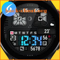 SH037 Watch Face, WearOS watch icon