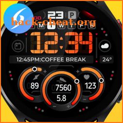 SH040 Watch Face, WearOS watch icon