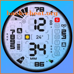 SH084 Watch Face, WearOS watch icon