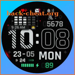 SH098 Watch Face, WearOS watch icon