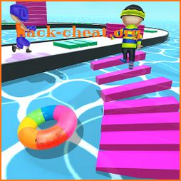 Shortcut Stack run blob giant race rush runner 3d icon