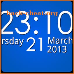 Simple Digital Clock Widget icon