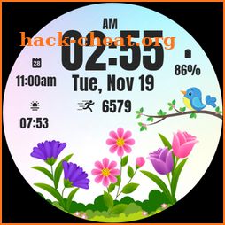 Simple Floral  Watch Face icon