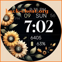 Simple Sunflowers watch face icon