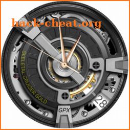 Skeletal Cruiser Gold Wear OS icon