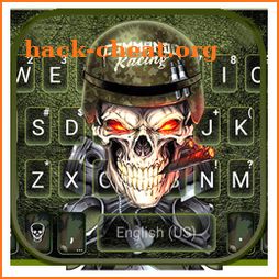 Skull Soldier Keyboard Theme icon