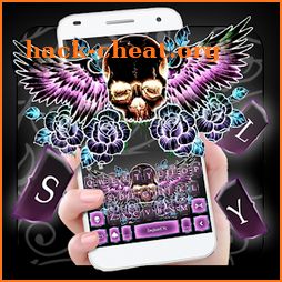 Skull Wing Tattoo Keyboard Theme icon