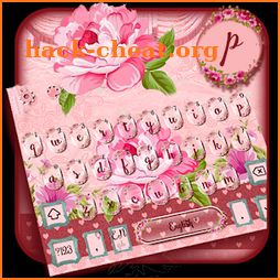 SMS Pink Rose Keyboard Theme icon