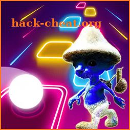 Smurf Cat tiles hop Music 3D icon