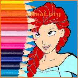 Snow Princess Coloring icon